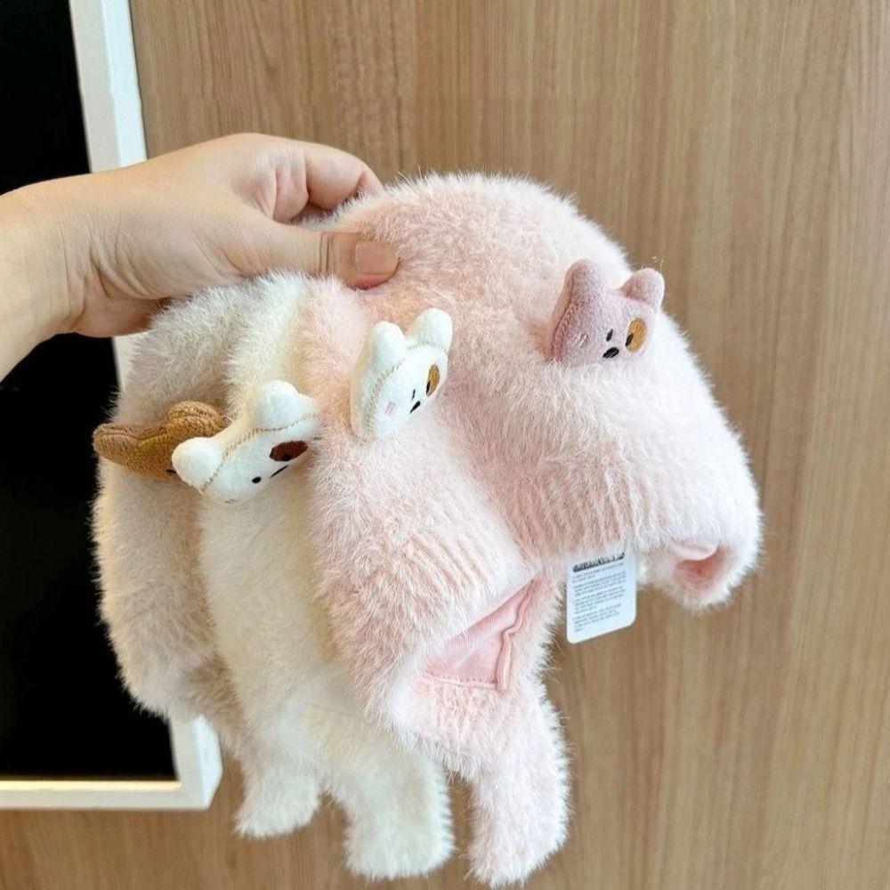 Plush Infant Beanie Cartoon Earflap Hat Cute Baby Hat Baby