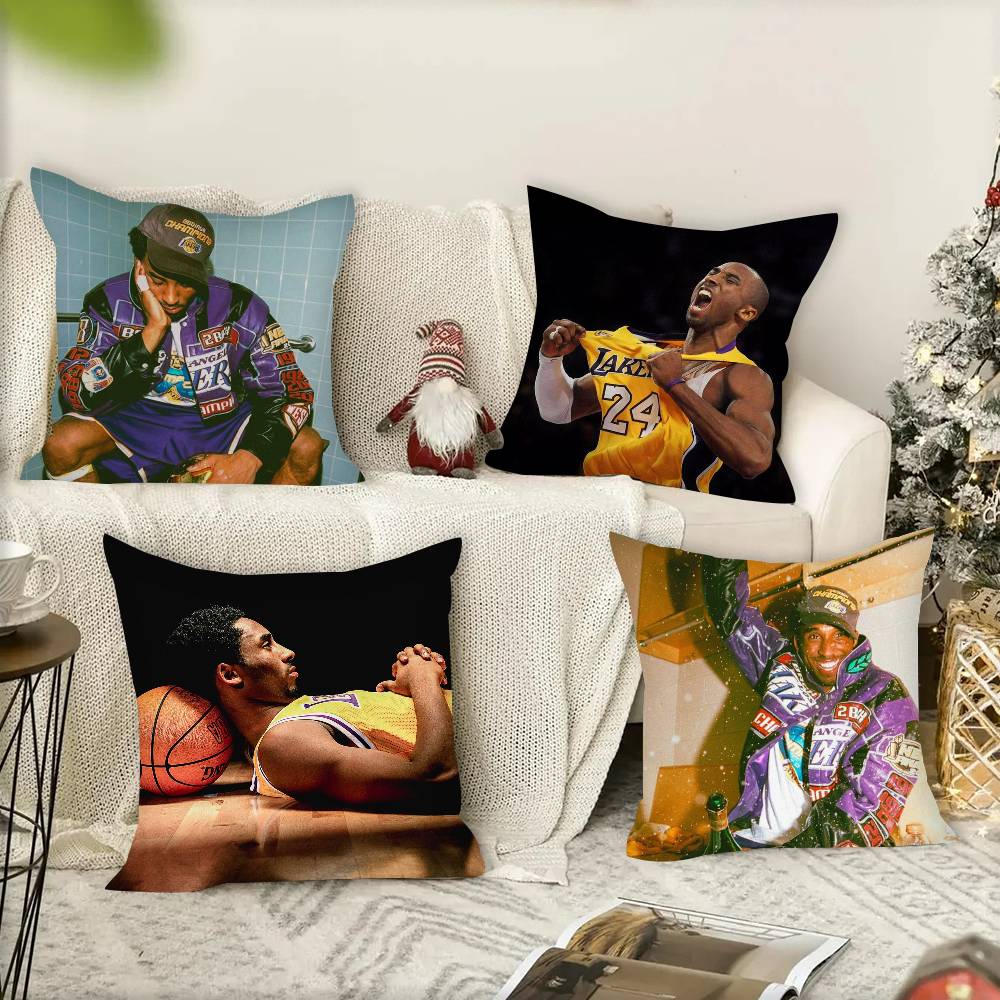 Basketball player K-Kobe COOL B-bryantes Pillowcases cushion covers living room sofas home decor gifts