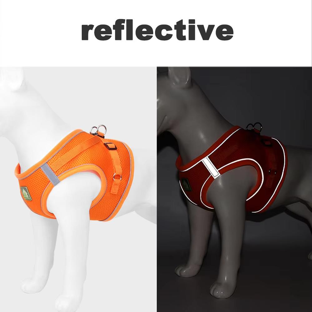 Oem Verstellbares Anti-Ausbruch Westengeschirr Atmungsaktive Welpenleinen Kätzchen Haustier Zubehör Für Outdoor Camping Bequemes Halsband Leine