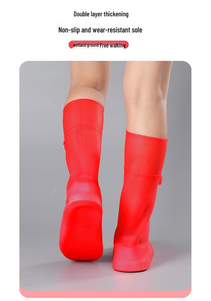 Chaka Waterproof Non-Slip Shoe Covers | Sandproof, Wear-Resistant, Reusable Desert Rain Protection for Adults