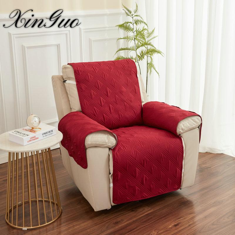 Rutschfestes Sofakissen, Gelenknaht, rautenförmiges Sofa, Chaiselongue-Kissen, Wohnzimmer-Einzelsitz-Sofabezug, Bezug mit Beinstützenkissen