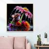 New Arrival 5D DIY Full Circle Diamond Painting "Mouse and Flower" Embroidery Cross Stitch Home Decor Gift