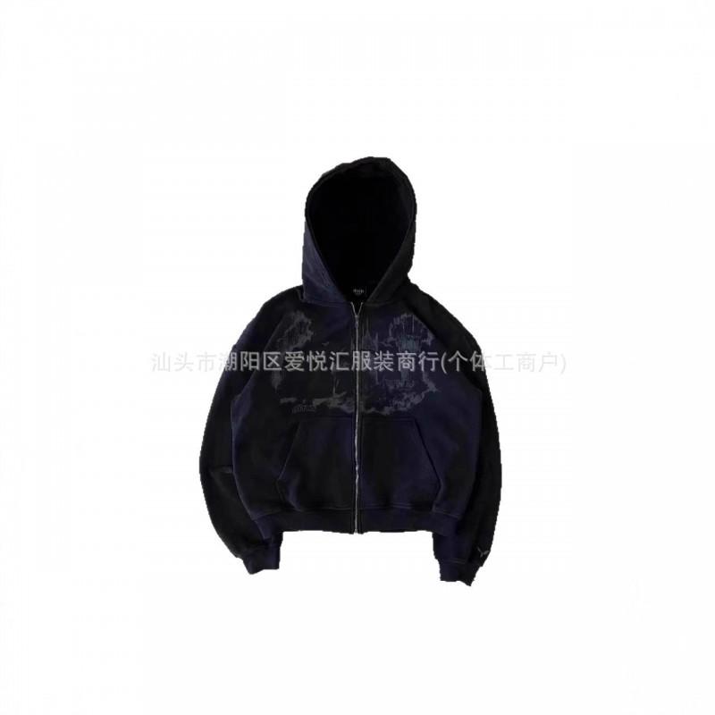 Mens Oversized Hooded Sweatshirt With 3D Graphic Print Retro Streetwear Y2K Style Fall