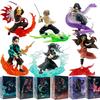 Demon Slayer Anime Figures - Tanjiro Kamado Nezuko Kyojuro Rengoku Obanai Sanemi Tokito Muichiro Collectible Model Statue Gifts