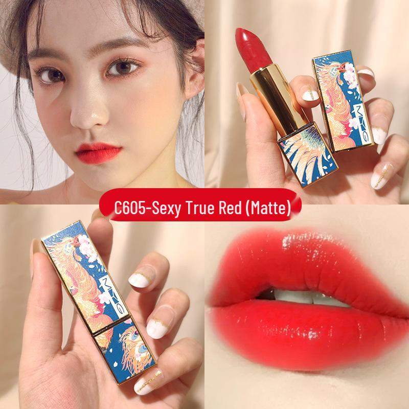 MYG Temperature-Adaptive, Non-Fading, Non-Sticky, Moisturizing Lip Balm - Transparent and Discoloration-Preventing Lipstick.