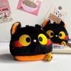 Bag Pendant Plush Coin Purse with Bell Plush Earphone Bag Cat Wallet Pendant  Women Girls