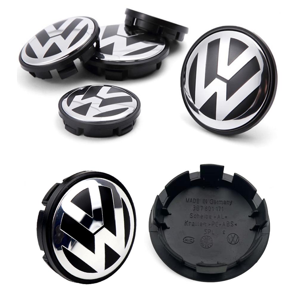 Dla VOLKSWAGEN 4 szt. 55mm 65mm Dekielki do felg samochodowych Pokrywy piast Akcesoria Dla Volkswagen PASSAT Sagitar BORA JETTA GOLF POLO