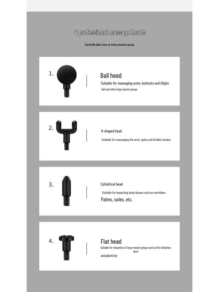 Mini elektrická masážní pistole pro svalovou relaxaci a úlevu od napětí v krku