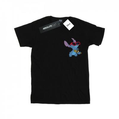 Womens/Ladies Lilo And Stitch Guitar Cotton Boyfriend T-Shirt