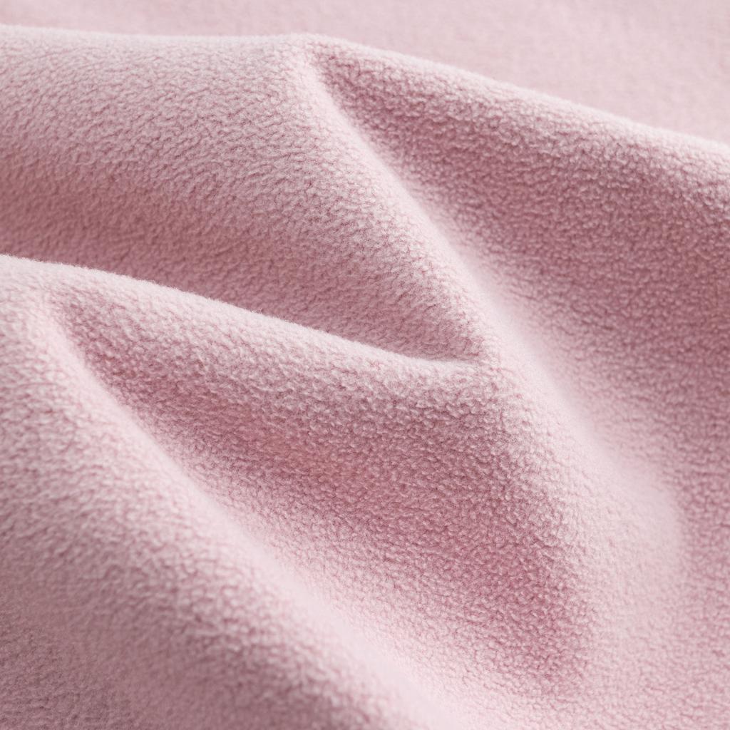 Anta Outdoor Series Comfortable Casual Versatile Slim Fit Base Layer Half Zip Fleece Long Sleeve Women Tops Soft-Pink 962546401-2