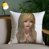 Fashion Sexy Woman Pillow Case Short plush Double-sided Print Square Throw Pillow Covers Sofa Home Cushion Decor