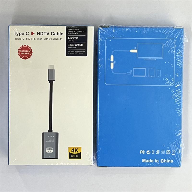 

4K30Hz HD проекционный экран адаптер TypeC к HDMI видеоадаптер