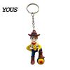 Keychain Toy 1/5Pcs Pendant, Cartoon Anime Figure Charm Key Holder, Kids Accessory Party Favor Pendant for Children Friends Backpack Decoration