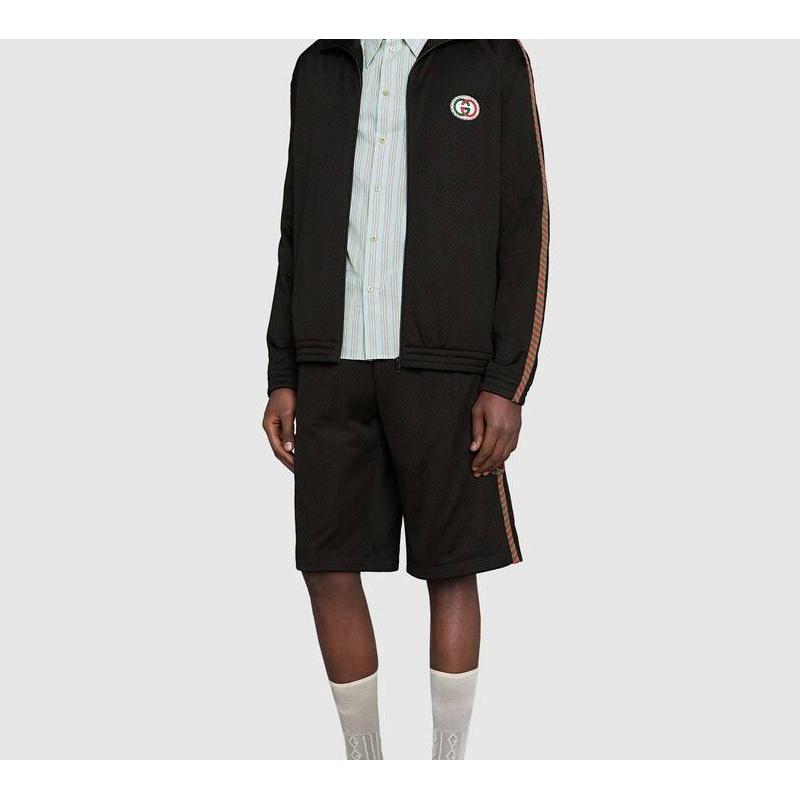 Men's Gucci Side Mesh Shorts Black 600215-XJB1N-1082