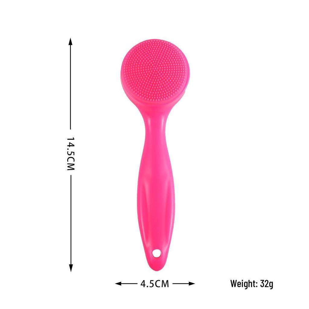 Portable Silicone Facial Cleansing & Makeup Remover Brush - Soft Blackhead Remover Tool