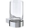 Keuco Plan Toothbrush Holder, Chrome, Silver-plated Aluminum