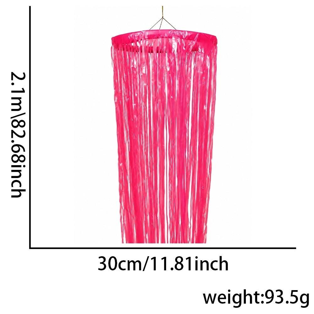 2.1m Party Ceiling Hanging Decor Tube Hanging Design Fluorescent Streamer 90s Theme Party