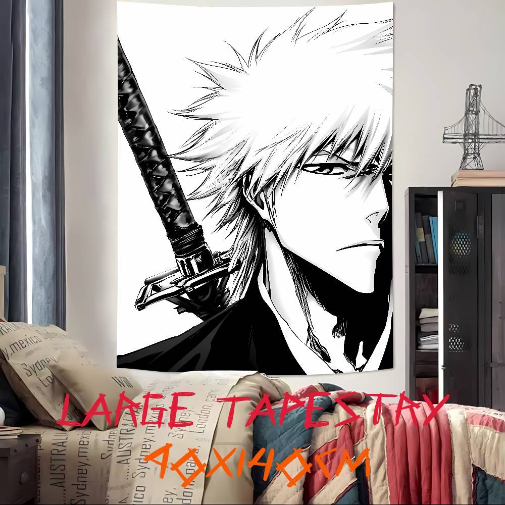 Fashion Cool Anime BBleachS Tapestry Decoration Bedroom Dormitory Background Cloth Holiday Home Party Living Room Club Tapestry