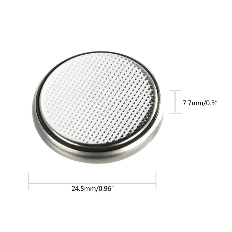 Bateria de célula tipo moeda, 5 peças, 3v, botão de lítio cr2477, para relógios remotos de carro, etc, dispositivos digitais