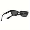 2PCS Ladies' Fashionable Glasses PC Lenses Plastic Frame Trendy Fashion