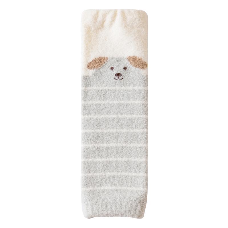 

Осенне-зимние наколенники и милые полосатые гетры для малышей: Противоскользящие, Свободного кроя, Не сдавливающие носки для ползающих малышей One Size (0-4 years) серый