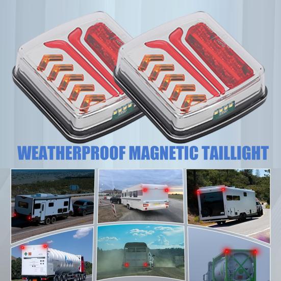 Magnetic Wireless Trailer Lights Kit High Lumens Super Bright IP67