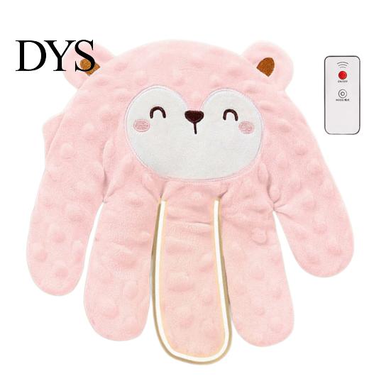 Baby Patting Glove Comforting Palm with Automatic Vibration & Remote Control Mesh Back Mitten Cute Panda Design Device for Babies And Infants