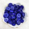 50Pcs 12Mm Color Resin Cat Eye Button Pearllight Bowl Shape Four Eye Button Wedding Decoration Sewing Accessories