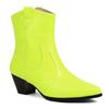 Yellow Brown Women's Ankle Boots New 2025 Autumn Winter Western Short Cowboy Boot Shoes Black Low Heels Party Footwear Shoes