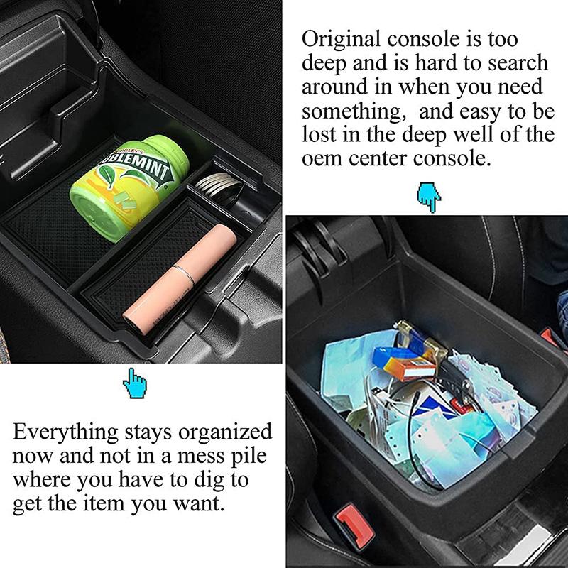 Center Console Organizer Tray for Subaru Crosstrek 2018-2025 and Impreza 2017 2018 2019 2020 2025 2025 2025 Armrest Accessories