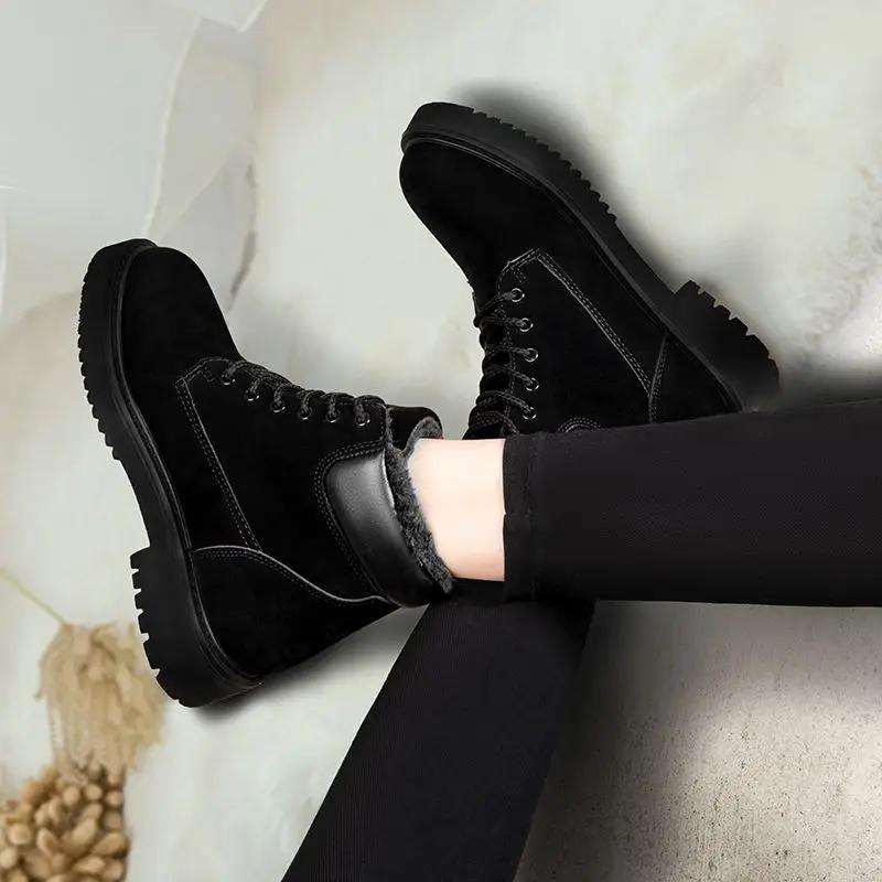 

Padded Trend 2025 Ladies Shoes Tabi Flat Large Size Warm Anti Slip Winter Waterproof Non Work No Slipery Y2k Women s Snow Boots 35