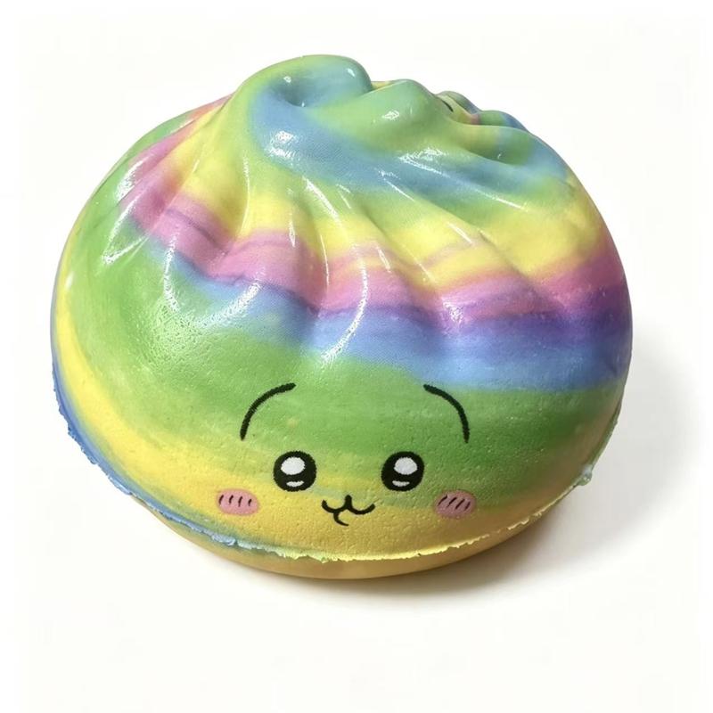 

Dumpling Squishies Blind Box Bun Baozi Dumpling Mystery Box Colorful Food Squishy Sensory Dough Ball Anti Stress Squeeze Balls