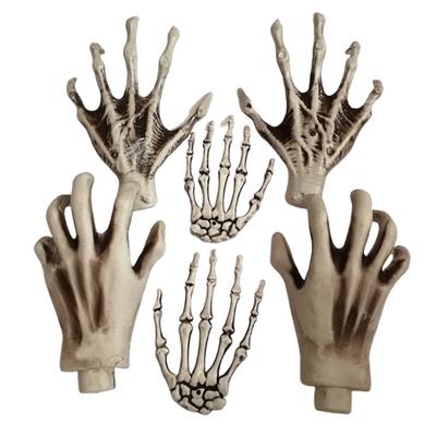 Halloween Skeleton Hands Realistic Plastic Skeleton Human Hands Model for Halloween Themed Party Decoration