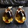 Natural 65.55 Ct CERTIFIEED 7 Color Change Alexandrite PEAR Earring Pair Gems MY.ER-31-NS