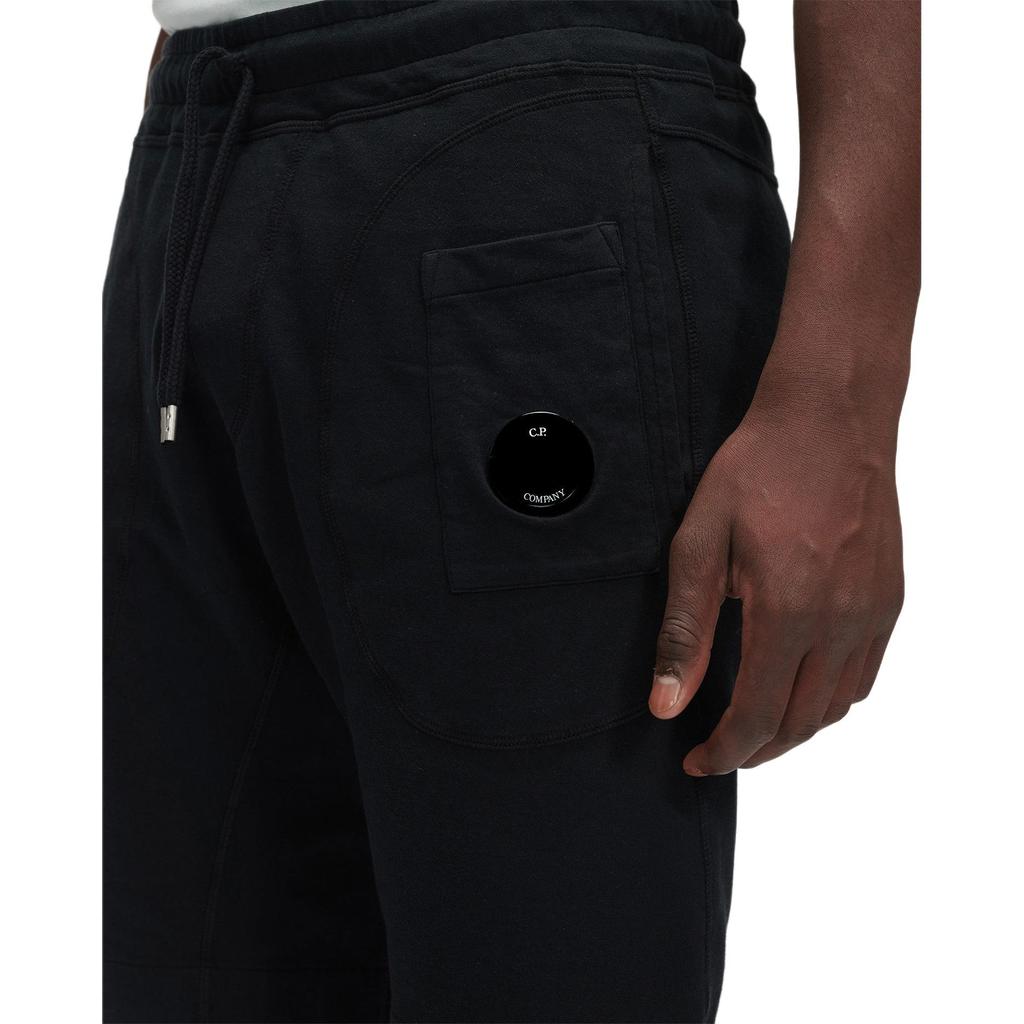 C.P. Company SS22 Lightweight Fleece Shorts Men Shorts Black 12CMSB020A002246G999