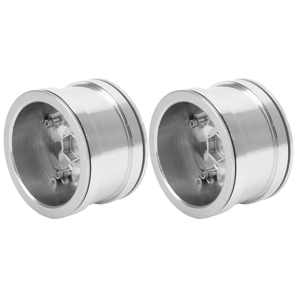 Aluminum Alloy Bdlock Wheel Rims with Lock NonSticky for 1/10 RC Crawler Cars(Black )
