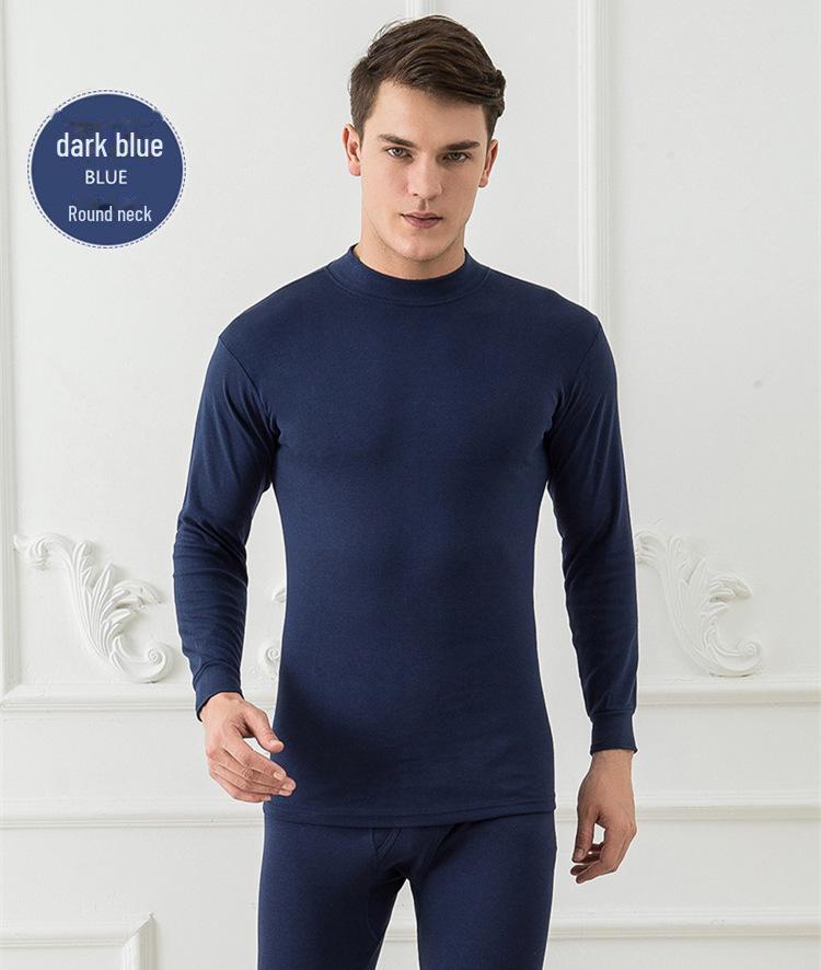 

Комплект мужской осенней одежды: Легкий хлопковый свитер и брюки - термобелье для людей среднего и пожилого возраста 3XL