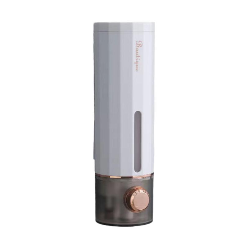 Punch-Free Wall-Mounted Bathroom Dispenser for Soap, Hand Sanitizer & Shampoo