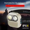UOSU Outdoor Waterproof Rechargeable Zoom Sensor Headlamp