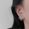 Kabuya [U-shaped geometry] light luxury trend, unique personality, simple earrings zk207
