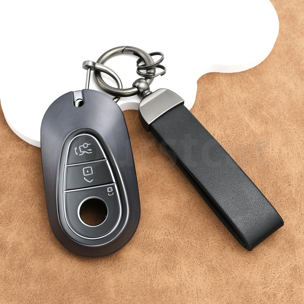 Keyless Fit For Mercedes Benz W206 W214 W223 C236 X254 Cle Glc Eqs Eqe C E S Class Gun Grey Tpu Auto Key Fob Remote Case Cover Auto Accessories