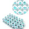 Feiona 26pcs Upper & Lowercase Alphabet Cookie Cutter Plastic Capital Letters Fondant Cutter Baking Cupcake Mold Cake Decorating Tools