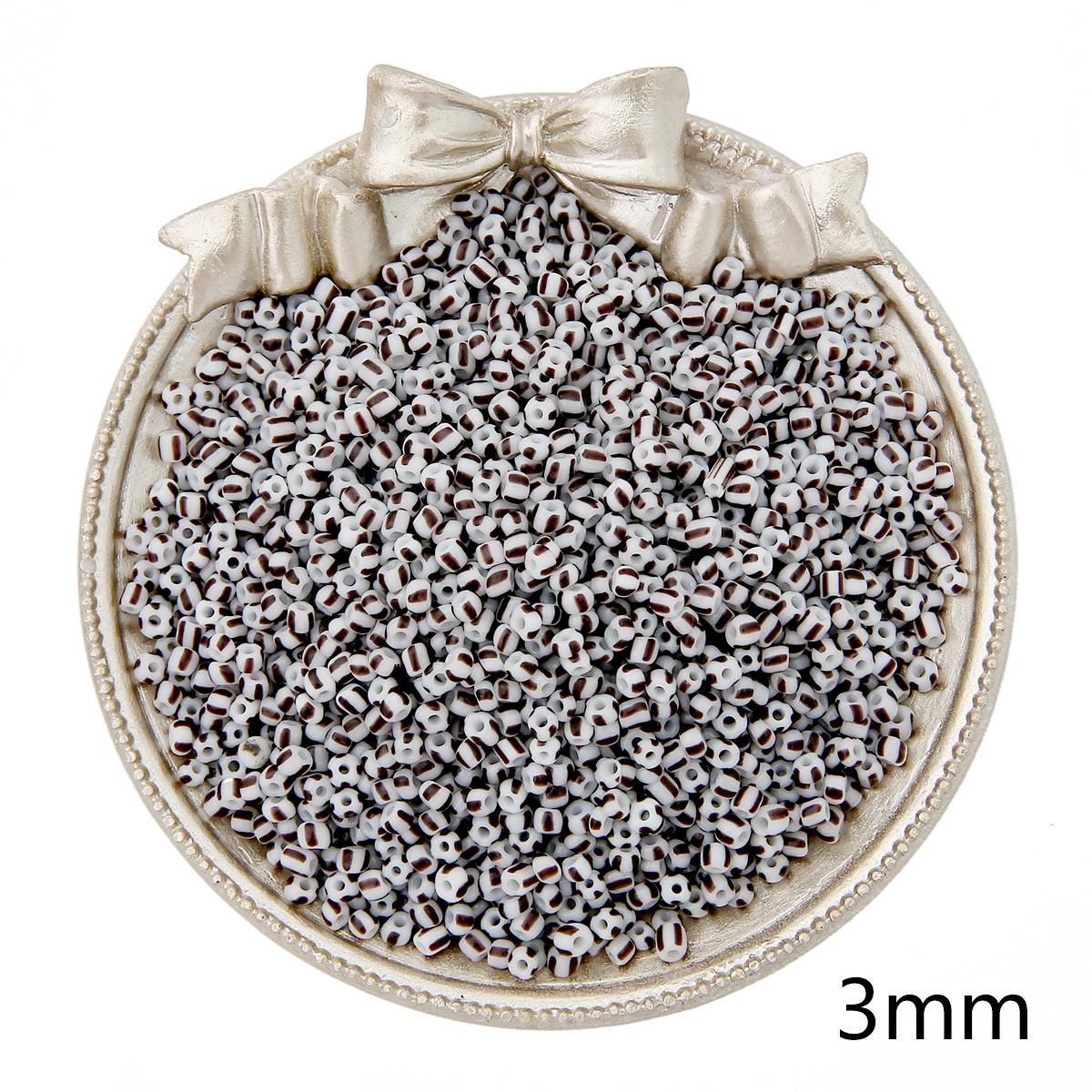 

3 мм, 650 шт. 4-дротові кавунові скляні розпірні намистини для ювелірних виробів ручної роботи, аксесуари своїми руками 3mm 650pcs