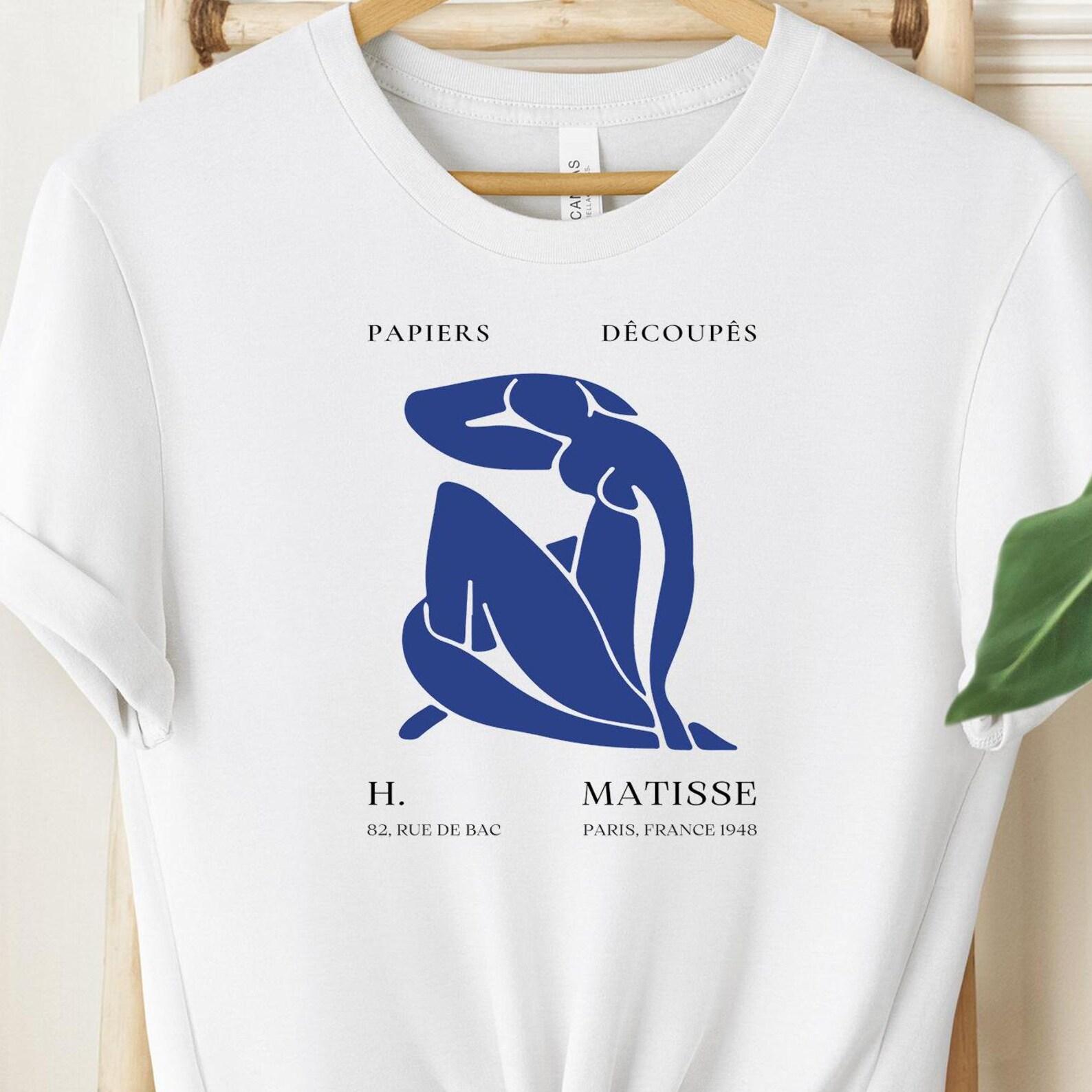 Henri Matisse The Cut Outs TShirt, art aesthetic shirt, aesthetic clothing, boho shirt, Matisse Inspired Artwork, Gift for Art Lovers M