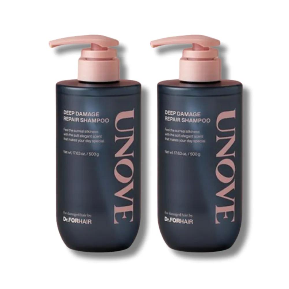 

UNOVE Deep Damage Repair Shampoo Full Size 500g 2 Packs