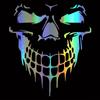Car Skull 3D Vinyl Reflective Film Funny Stickers Decals Auto Motorcycle Waterproof Car Styling Decoration Exterior