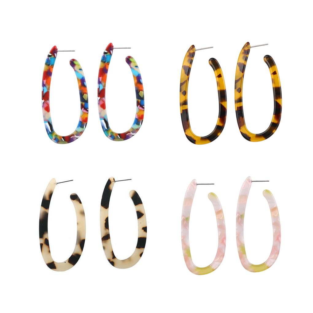 Hängeohrringe Glatte Creolen Beliebte Accessoires Geometrische Ohrringe Jubiläumsgeschenk Damen Dekorationen Ohrhaken Hochzeitsfeier