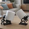 Practical 3D Printed Ant Paper Roll Holder Black Plastic Ant Napkin Holder Decorative Cute Ant Shaped Tissue Holder Kitchen