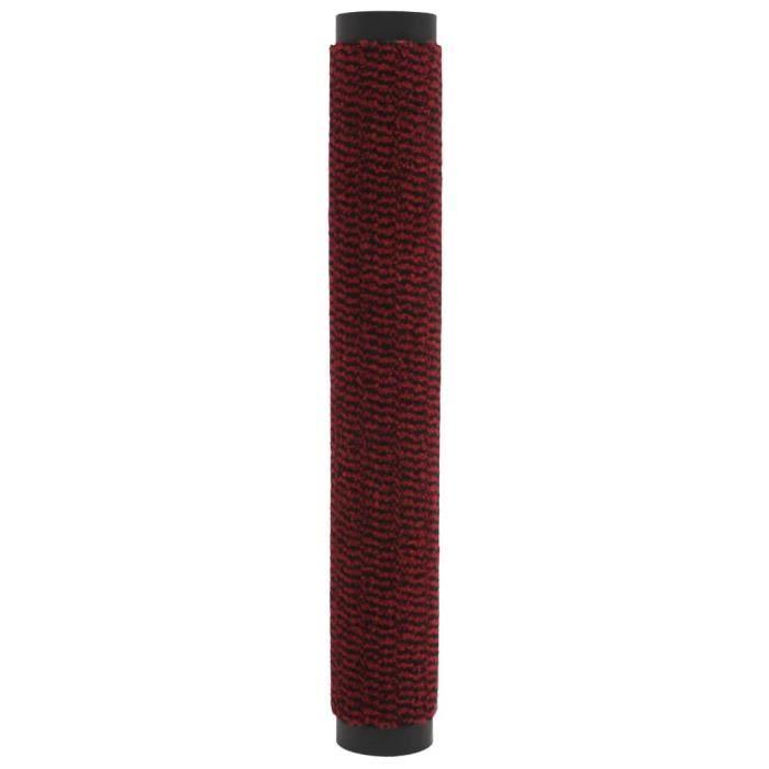 Paillasson - VIDAXL - Rouge - 60 x 90 cm - Antidérapant - Résistant à l'humidité
