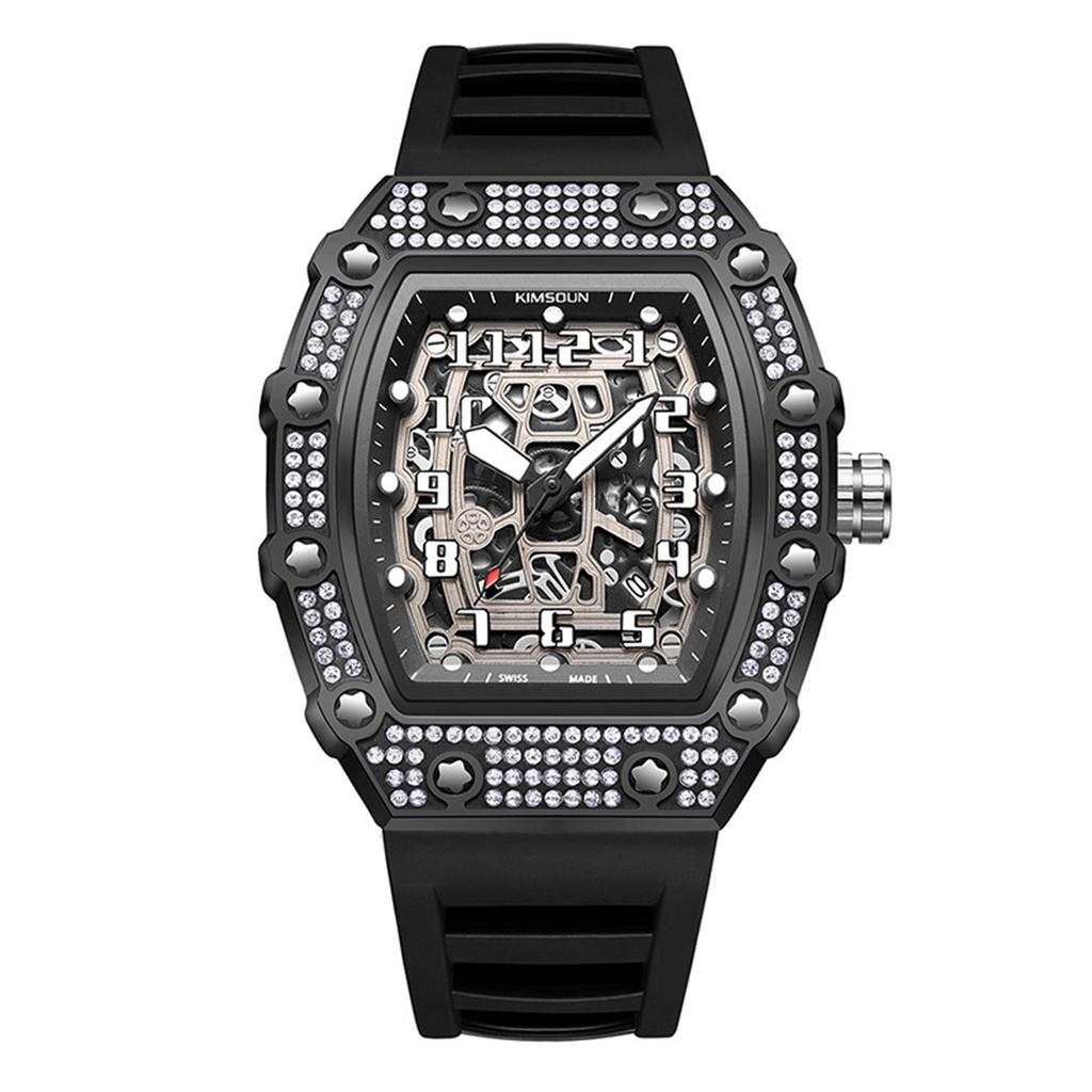 Men's Waterproof Luminous Running Alarm Clock Watch